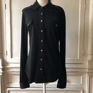 Tory Burch Tops - Tory Burch Blouse with Logo Buttons. Tory Burch Tops - Tory Burch Blouse with Logo Buttons.